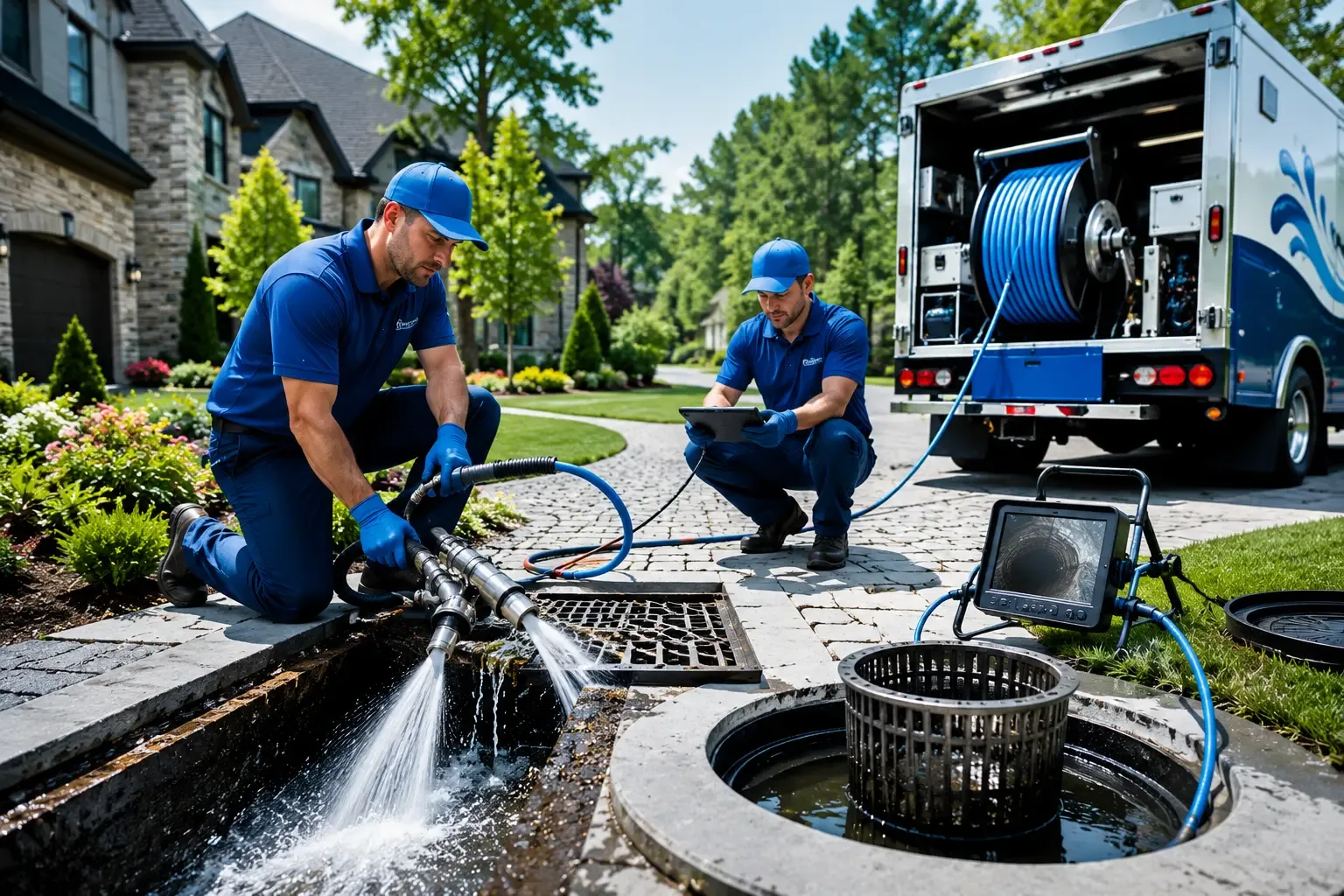 Local outdoor drain cleaning professionals in Cedar Grove, WI